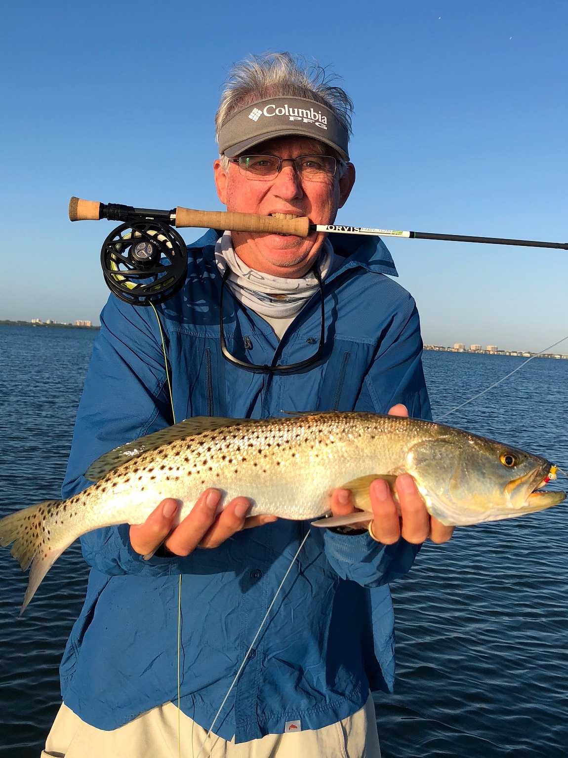 speckled trout on fly