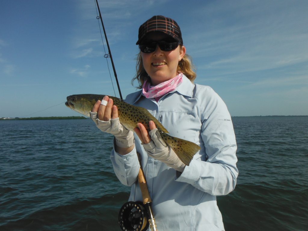 fly fishing for speckled trout