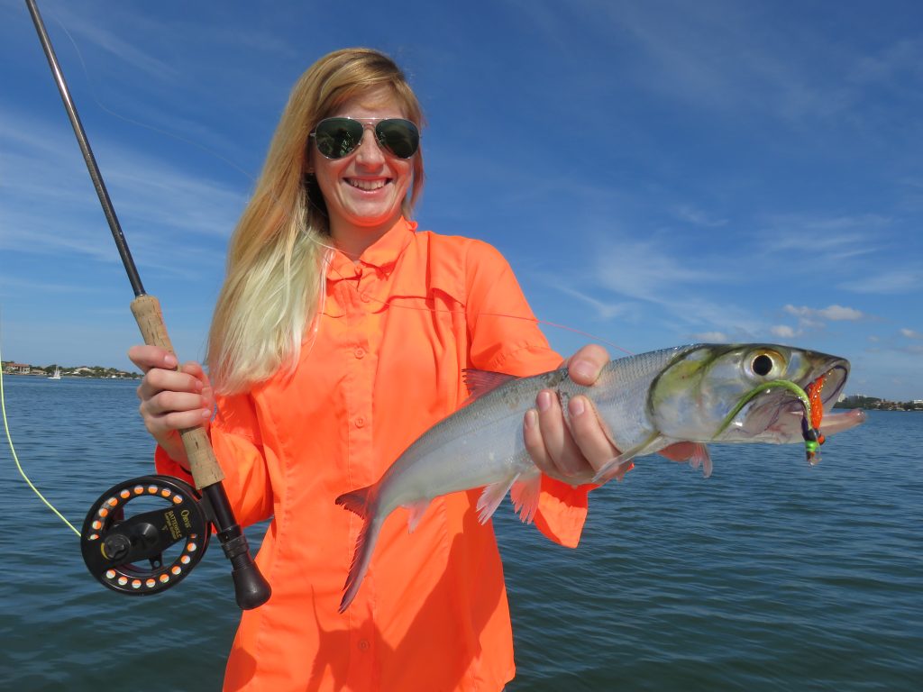 fly fishing for ladyfish