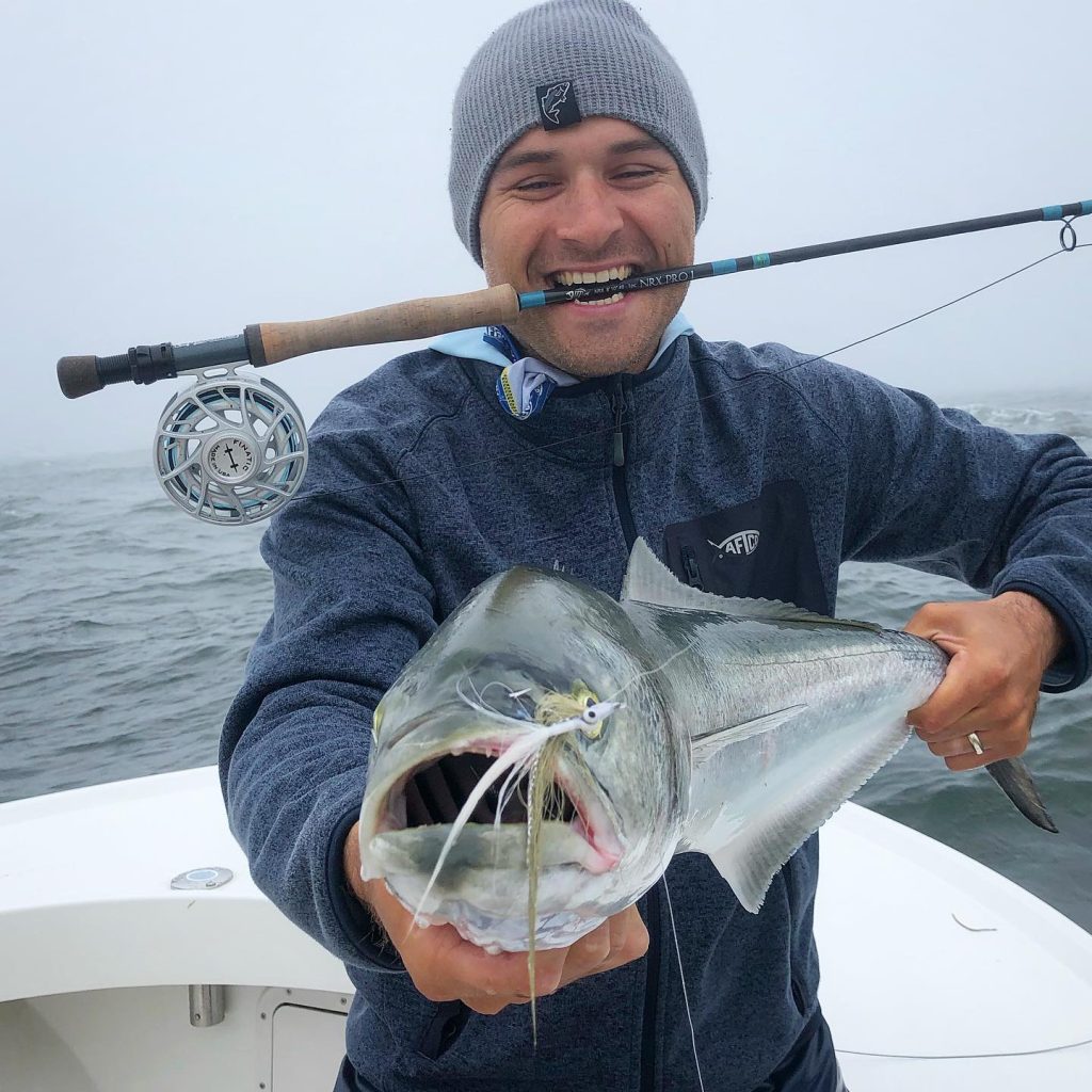fly fishing for bluefish