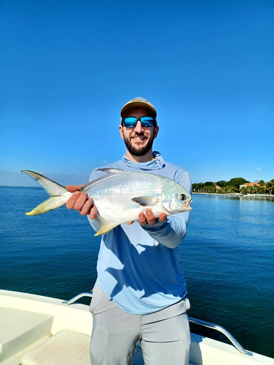 fly fishing fror pompano